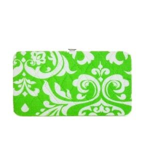 Lime  Wallet Slim Hard Metal Credit Card Holder